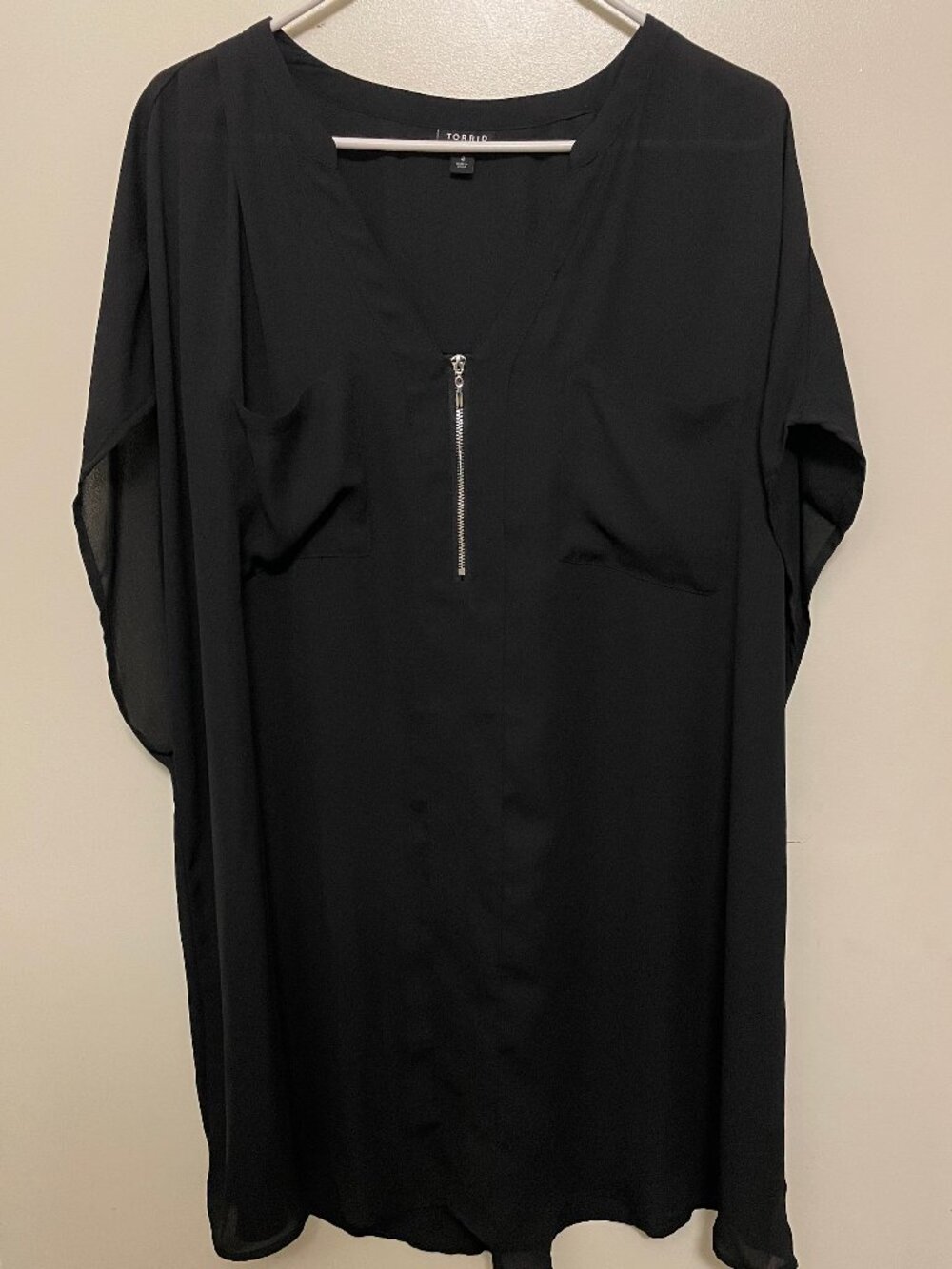 Torrid Zippered Blouse (4X)